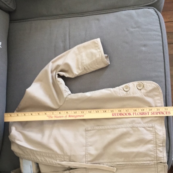 OLD NAVY Tan zipper jacket with hood - Picture 12 of 12